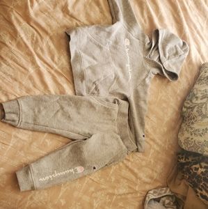 Grey sweatshirt & pant set